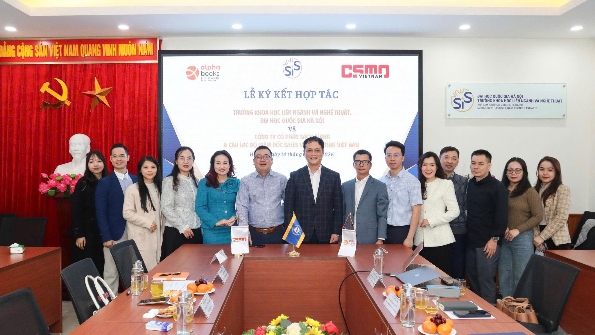 VNU-SIS mở rộng hợp tác chiến lược với các đối tác uy tín trong lĩnh vực tri thức và kinh tế sáng tạo